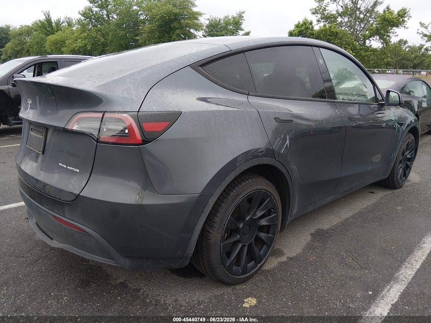 2023 Tesla Model y VIN 7SAYGDEE2PA205387 IAAI salvage auction — FRONT END, Salvage (New Jersey), sold $14,300 on 2026-08-02 (photo 4)