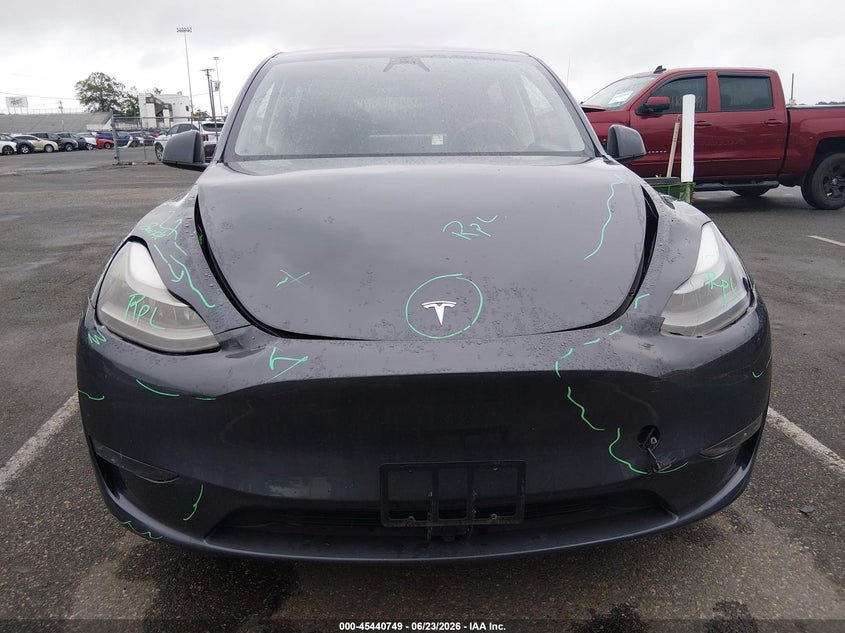 2023 Tesla Model y VIN 7SAYGDEE2PA205387 IAAI salvage auction — FRONT END, Salvage (New Jersey), sold $14,300 on 2026-08-02 (photo 6)
