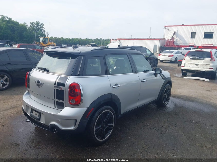 2013 Mini Countryman VIN WMWZC3C50DWP23631 IAAI salvage auction — WATER/FLOOD, Salvage (Maryland), sold $1,600 on 2026-08-07 (photo 4)