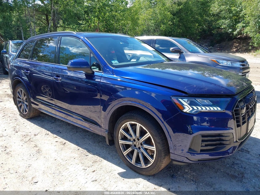 2023 Audi Q7 VIN WA1LCBF75PD022593 IAAI salvage auction — LEFT & RIGHT, Salvage (Massachusetts), sold $26,000 on 2026-07-21 (photo 1)