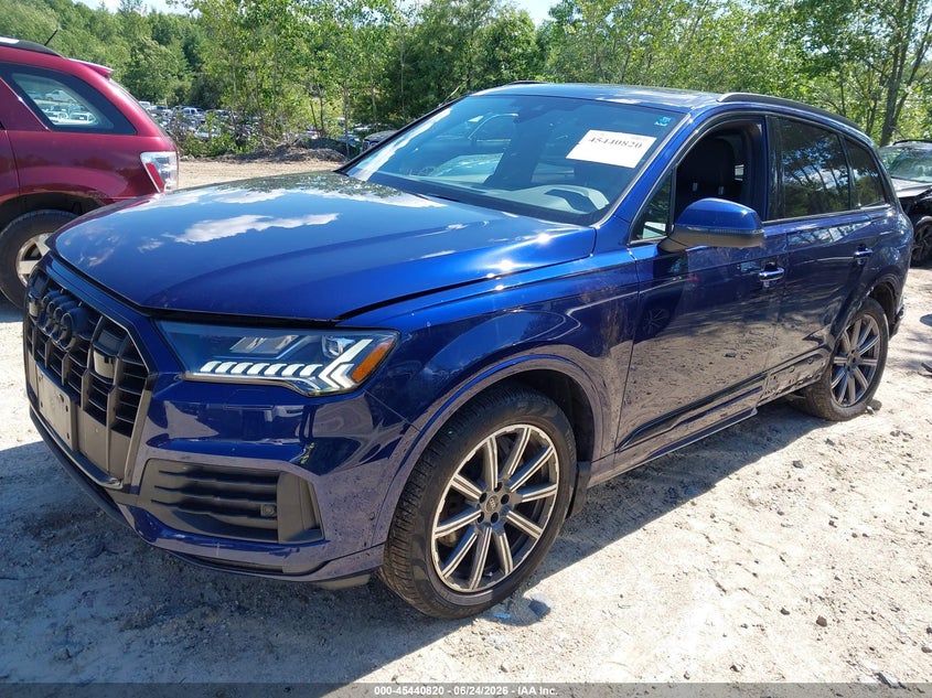 2023 Audi Q7 VIN WA1LCBF75PD022593 IAAI salvage auction — LEFT & RIGHT, Salvage (Massachusetts), sold $26,000 on 2026-07-21 (photo 2)