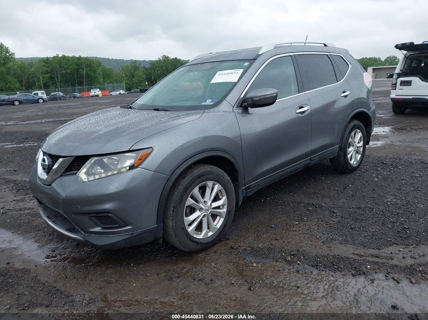 2015 Nissan Rogue VIN KNMAT2MV9FP581673 IAAI salvage auction — REAR END, Salvage (Idaho), sold $1,750 on 2026-07-09 (photo 2)