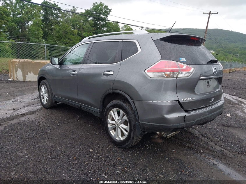 2015 Nissan Rogue VIN KNMAT2MV9FP581673 IAAI salvage auction — REAR END, Salvage (Idaho), sold $1,750 on 2026-07-09 (photo 3)