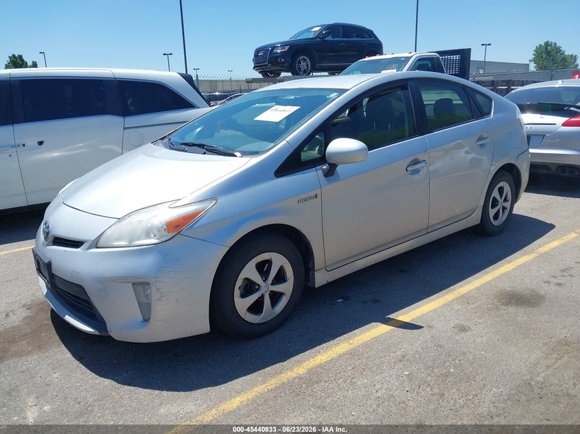 2012 Toyota Prius VIN JTDKN3DUXC5537863 IAAI salvage auction — NORMAL WEAR, Clear (Idaho), sold $1,100 on 2026-07-24 (photo 2)