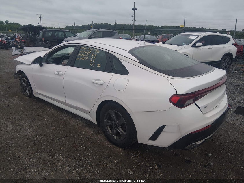 2022 Kia K5 VIN 5XXG14J21NG092437 IAAI salvage auction — RIGHT FRONT, Salvage (Pennsylvania), sold $1,000 on 2026-07-29 (photo 3)