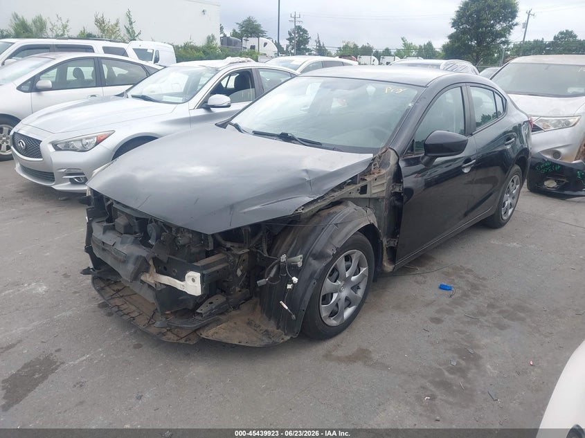 2014 Mazda 3 VIN JM1BM1U71E1157127 IAAI salvage auction — FRONT END, Salvage (North Carolina), sold $1,900 on 2026-07-13 (photo 2)