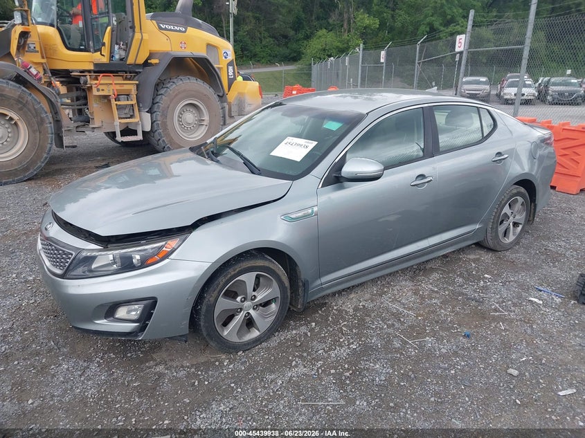 2016 Kia Optima VIN KNAGM4AD8G5092996 IAAI salvage auction — FRONT END, Clear (Virginia), sold $500 on 2026-07-28 (photo 2)