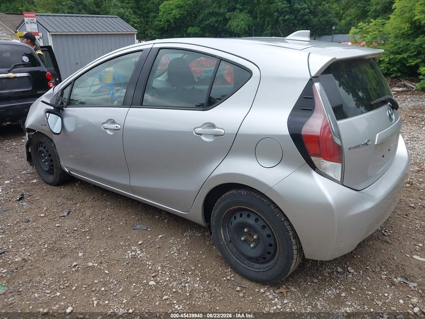 2015 Toyota Prius c VIN JTDKDTB36F1092935 IAAI salvage auction — FRONT END, Salvage (Pennsylvania), sold $1,100 on 2026-07-28 (photo 3)