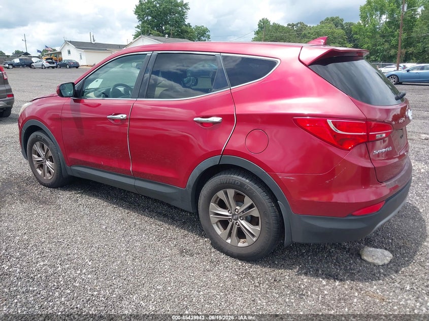 2016 Hyundai Santa fe VIN 5XYZT3LB9GG330043 IAAI salvage auction — NORMAL WEAR, Clear (South Carolina), sold $2,000 on 2026-07-07 (photo 3)
