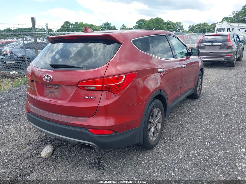 2016 Hyundai Santa fe VIN 5XYZT3LB9GG330043 IAAI salvage auction — NORMAL WEAR, Clear (South Carolina), sold $2,000 on 2026-07-07 (photo 4)