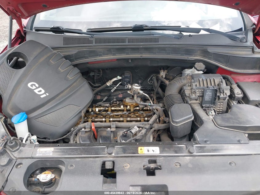 2016 Hyundai Santa fe VIN 5XYZT3LB9GG330043 IAAI salvage auction — NORMAL WEAR, Clear (South Carolina), sold $2,000 on 2026-07-07 (photo 6)