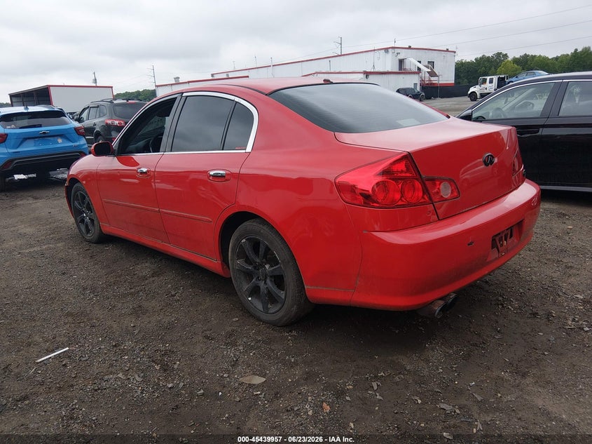 2005 Infiniti G VIN JNKCV51F15M300577 IAAI salvage auction — NORMAL WEAR, Clear (Virginia), sold $275 on 2026-07-08 (photo 3)