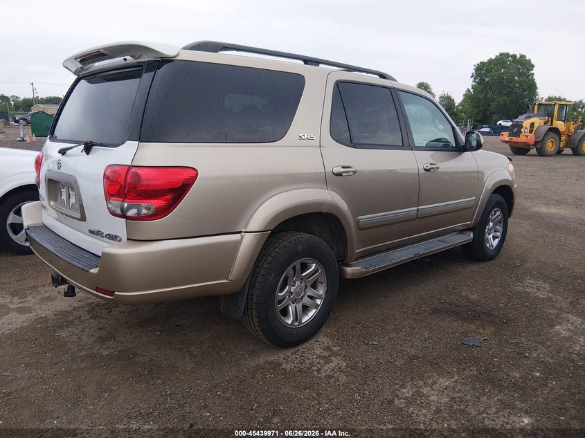2005 Toyota Sequoia VIN 5TDBT44A15S240611 IAAI salvage auction — NORMAL WEAR, Original (Ohio), sold $1,000 on 2026-07-29 (photo 4)