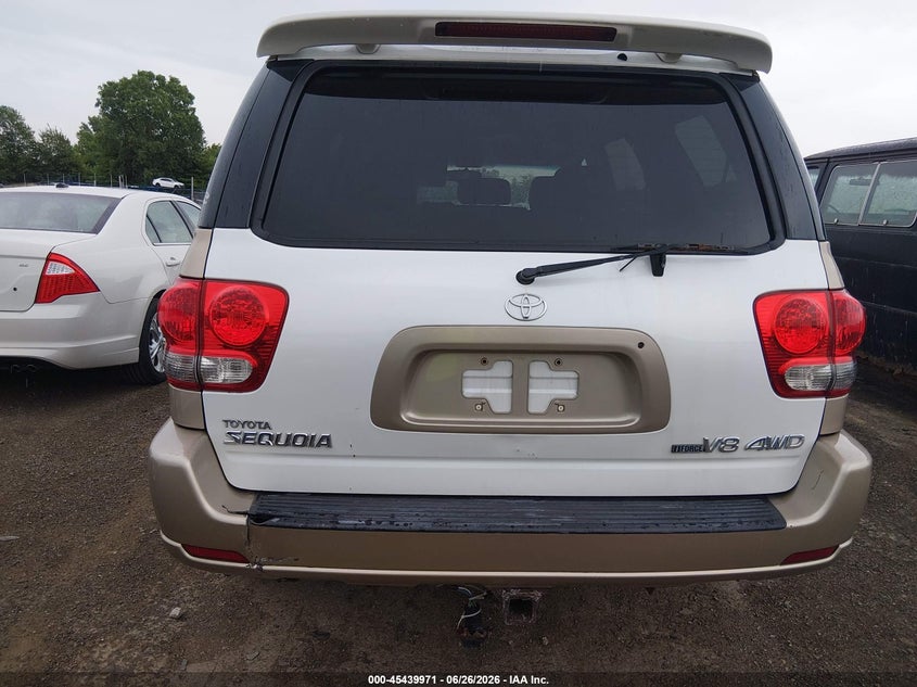 2005 Toyota Sequoia VIN 5TDBT44A15S240611 IAAI salvage auction — NORMAL WEAR, Original (Ohio), sold $1,000 on 2026-07-29 (photo 6)