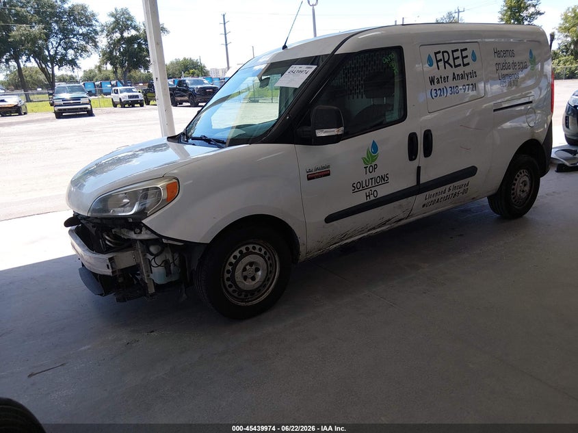 2019 Ram Promaster city VIN ZFBHRFAB7K6M67558 IAAI salvage auction — FRONT END, Rebuildable (Florida), sold $800 on 2026-07-10 (photo 2)