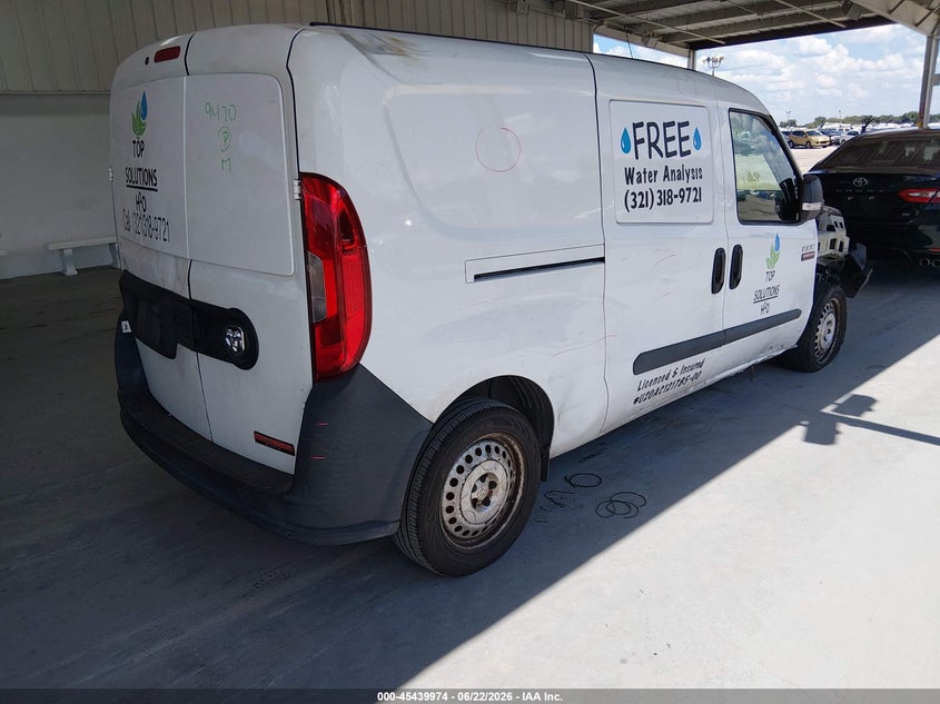 2019 Ram Promaster city VIN ZFBHRFAB7K6M67558 IAAI salvage auction — FRONT END, Rebuildable (Florida), sold $800 on 2026-07-10 (photo 4)