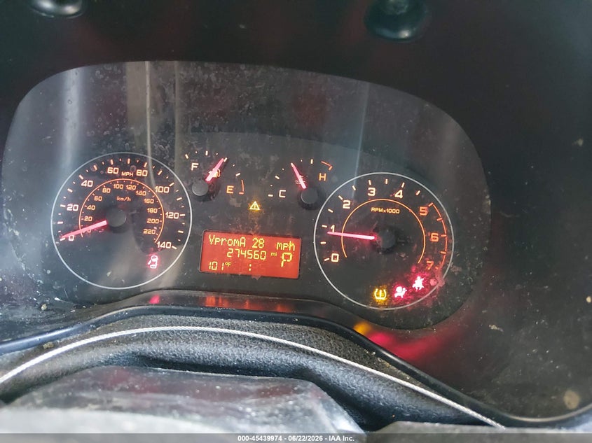 2019 Ram Promaster city VIN ZFBHRFAB7K6M67558 IAAI salvage auction — FRONT END, Rebuildable (Florida), sold $800 on 2026-07-10 (photo 7)