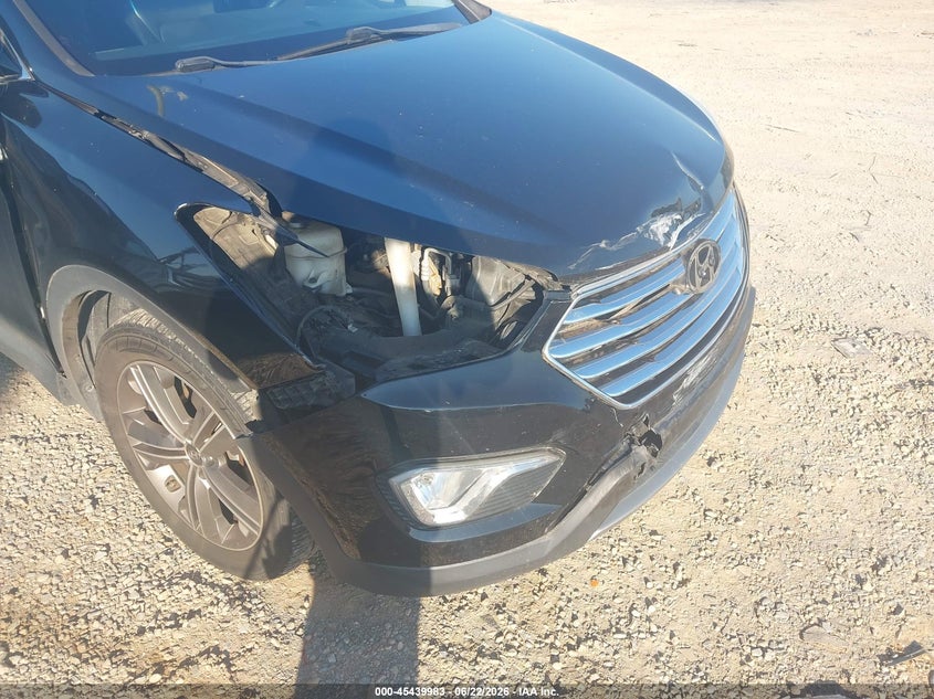 2013 Hyundai Santa fe VIN KM8SR4HF7DU011294 IAAI salvage auction — FRONT END, Salvage (North Carolina), sold $2,250 on 2026-07-13 (photo 6)