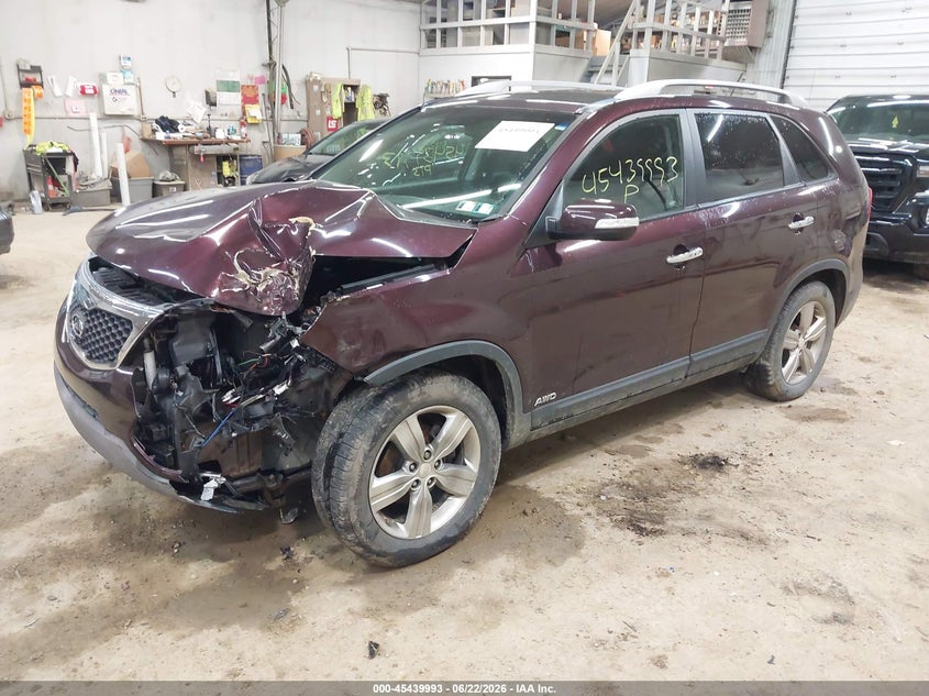 2013 Kia Sorento VIN 5XYKUDA25DG400429 IAAI salvage auction — LEFT FRONT, Salvage (Pennsylvania), sold $1,200 on 2026-07-08 (photo 2)