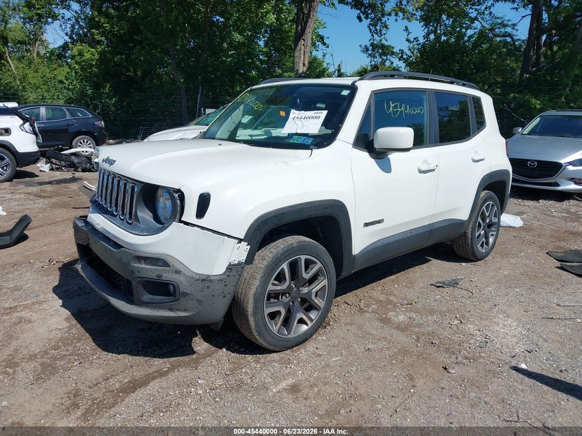 2018 Jeep Renegade VIN ZACCJBBB2JPG94335 IAAI salvage auction — FRONT END, Salvage Title, sold $2,550 on 2026-08-19 (photo 2)