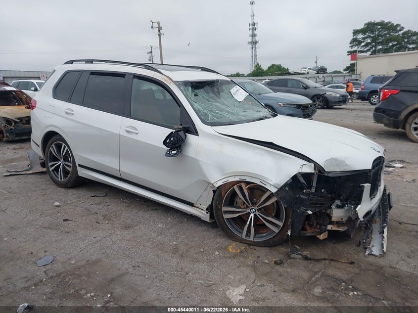 2022 BMW X7 VIN 5UXCW2C05N9K22960 IAAI salvage auction — FRONT END, Salvage (Georgia), sold $13,600 on 2026-07-29 (photo 1)