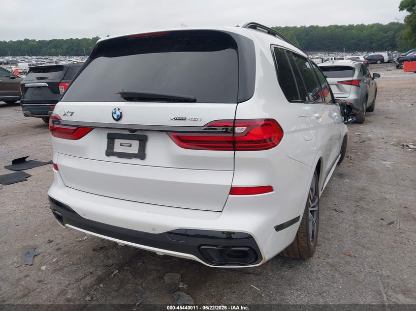2022 BMW X7 VIN 5UXCW2C05N9K22960 IAAI salvage auction — FRONT END, Salvage (Georgia), sold $13,600 on 2026-07-29 (photo 4)