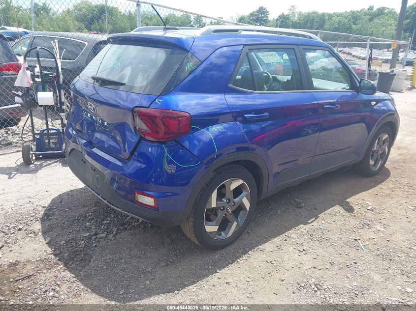 2023 Hyundai Venue VIN KMHRC8A35PU221131 IAAI salvage auction — REAR END, Salvage (Massachusetts), sold $4,800 on 2026-07-28 (photo 4)