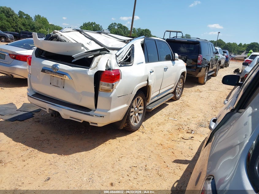 2011 Toyota 4runner VIN JTEBU5JR3B5038587 IAAI salvage auction — ROOF, Salvage (North Carolina), sold $4,650 on 2026-07-30 (photo 4)