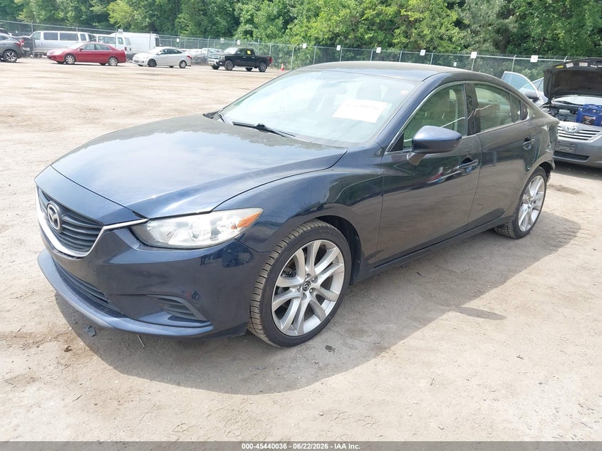 2016 Mazda 6 VIN JM1GJ1V54G1452978 IAAI salvage auction — LEFT REAR, Salvage Title, sold $2,250 on 2026-07-24 (photo 2)