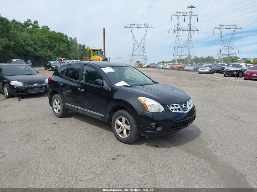 2013 Nissan Rogue VIN JN8AS5MV1DW654174 IAAI salvage auction — NORMAL WEAR, Clear (Pennsylvania), sold $500 on 2026-07-17 (photo 1)
