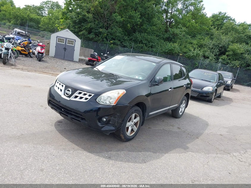 2013 Nissan Rogue VIN JN8AS5MV1DW654174 IAAI salvage auction — NORMAL WEAR, Clear (Pennsylvania), sold $500 on 2026-07-17 (photo 2)
