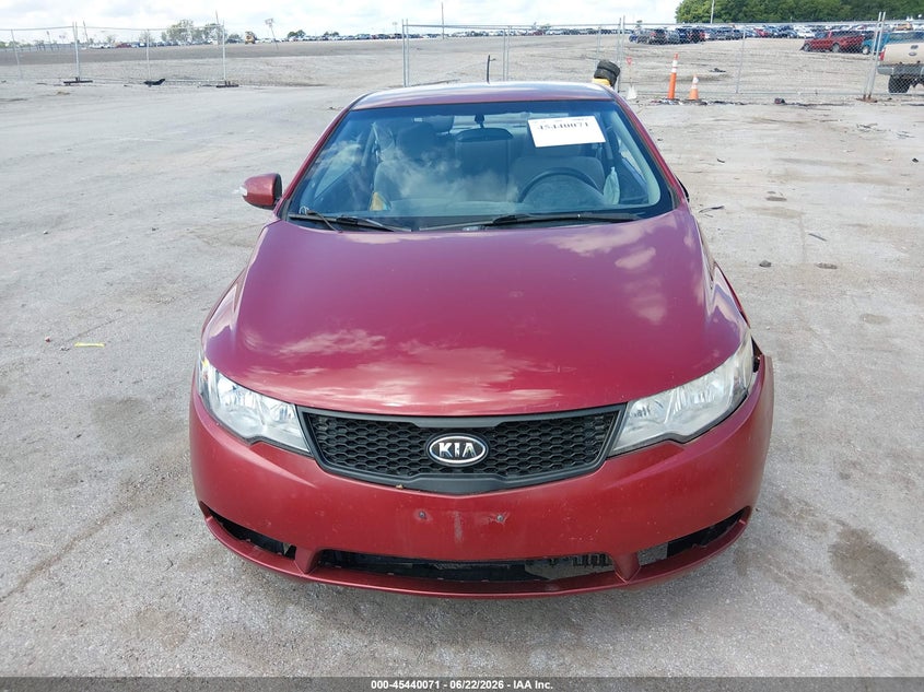2010 Kia Forte VIN KNAFU6A21A5189230 IAAI salvage auction — LEFT FRONT, Salvage (Iowa), sold $325 on 2026-07-28 (photo 6)