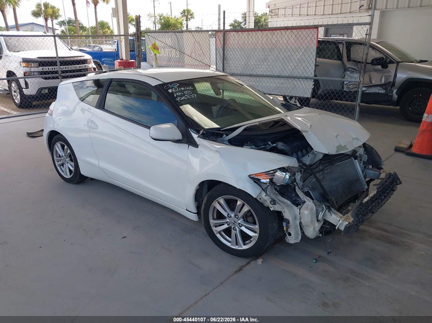 2011 Honda Cr-z VIN JHMZF1D68BS009366 IAAI salvage auction — FRONT END, Rebuildable (Florida), sold $300 on 2026-07-29 (photo 1)