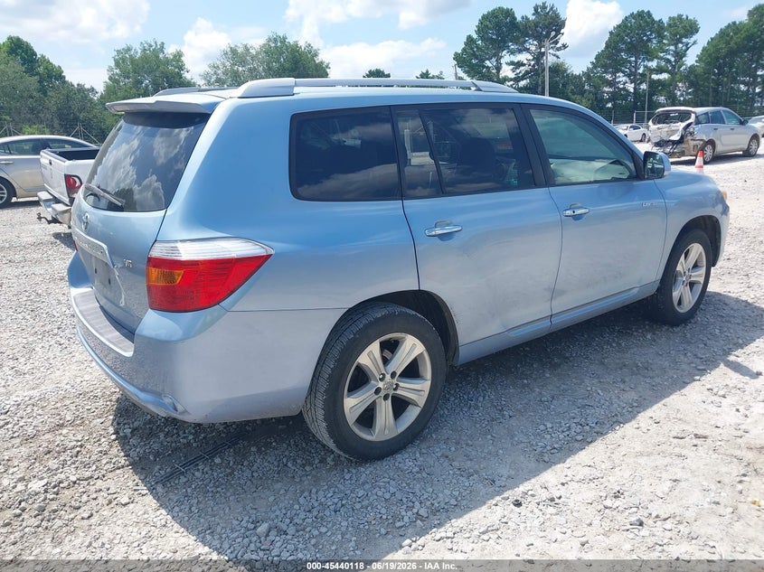 2008 Toyota Highlander VIN JTEDS42A282008265 IAAI salvage auction — LEFT SIDE, Salvage (Alabama), sold $1,450 on 2026-07-20 (photo 4)
