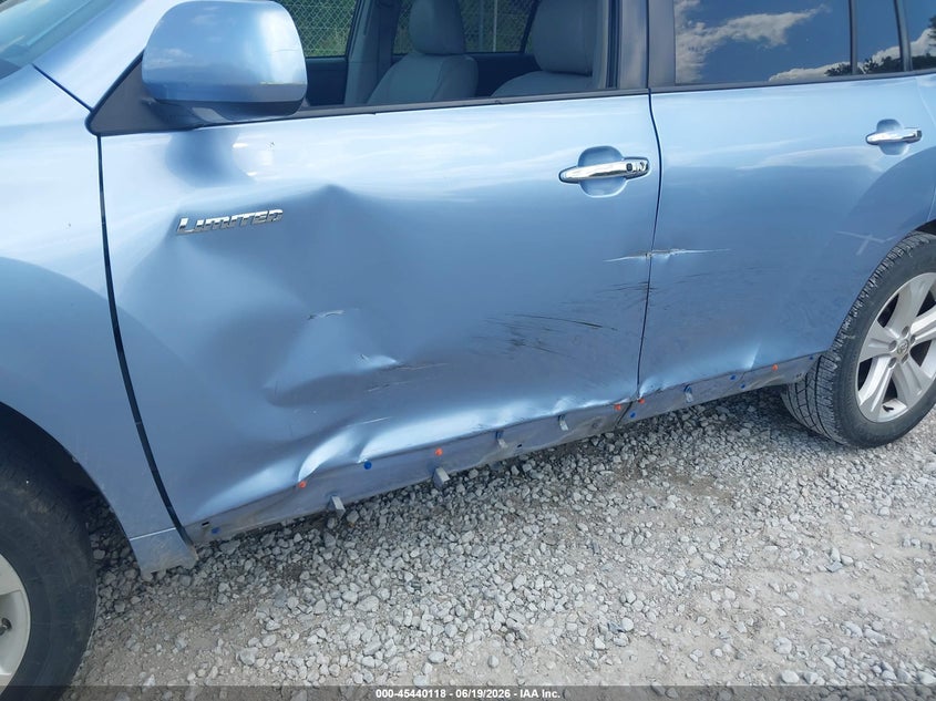 2008 Toyota Highlander VIN JTEDS42A282008265 IAAI salvage auction — LEFT SIDE, Salvage (Alabama), sold $1,450 on 2026-07-20 (photo 6)
