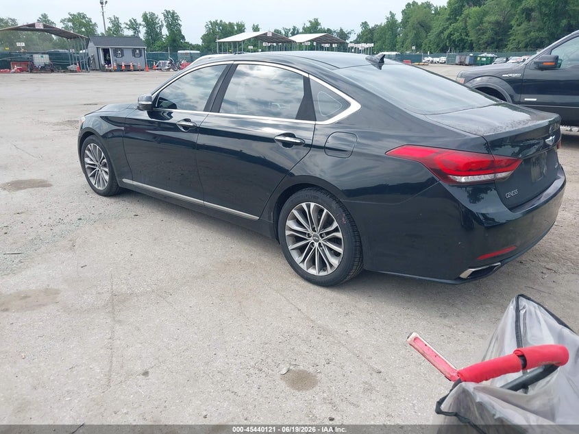 2015 Hyundai Genesis VIN KMHGN4JE2FU016957 IAAI salvage auction — NORMAL WEAR, Clear (Maryland), sold $2,275 on 2026-07-23 (photo 3)