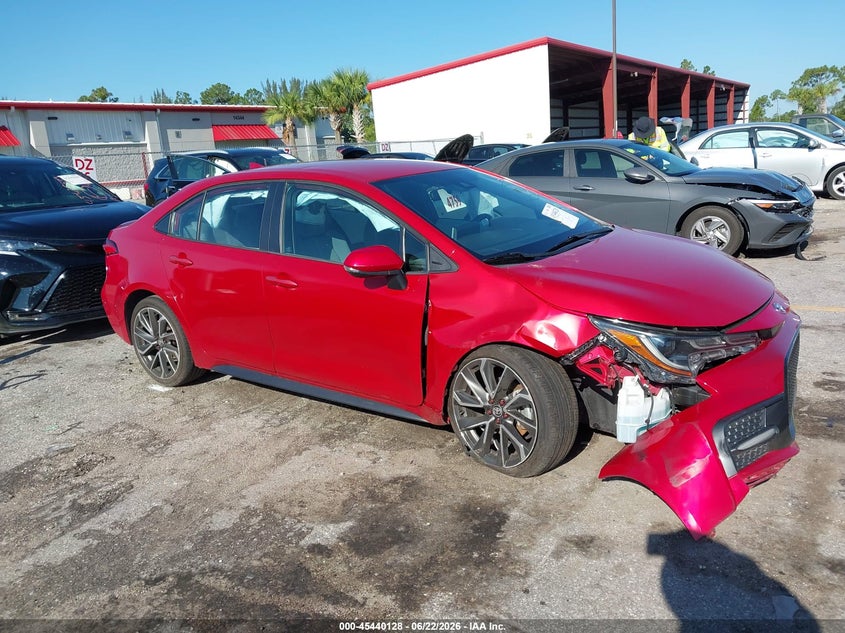 2020 Toyota Corolla VIN 5YFS4RCE8LP011850 IAAI salvage auction — REAR END, Salvage Title, sold $3,500 on 2026-07-29 (photo 1)
