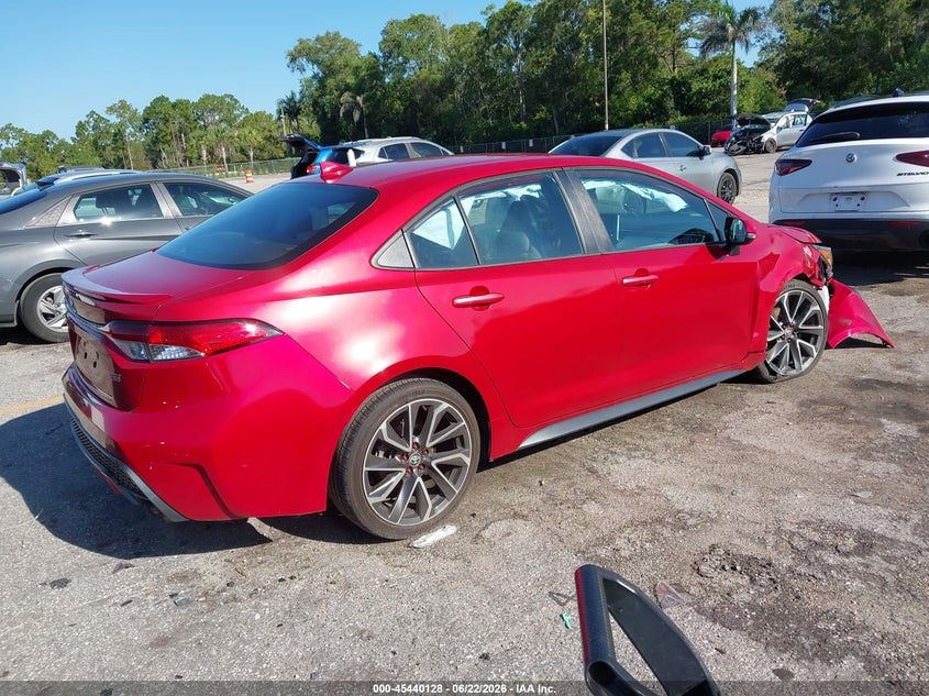 2020 Toyota Corolla VIN 5YFS4RCE8LP011850 IAAI salvage auction — REAR END, Salvage Title, sold $3,500 on 2026-07-29 (photo 4)