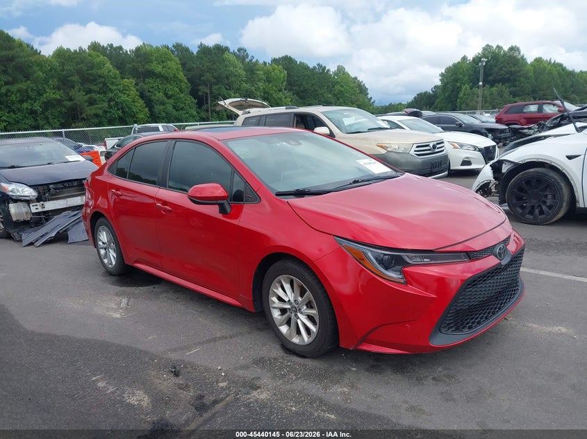 2020 Toyota Corolla VIN 5YFHPRAE2LP026039 IAAI salvage auction — LEFT SIDE, Salvage (North Carolina), sold $1,050 on 2026-07-22 (photo 1)