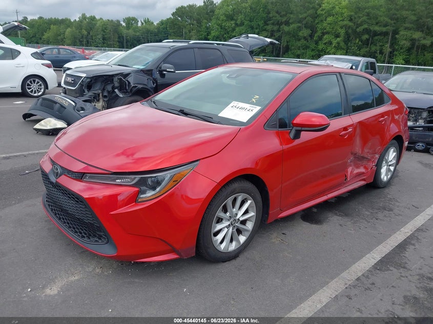 2020 Toyota Corolla VIN 5YFHPRAE2LP026039 IAAI salvage auction — LEFT SIDE, Salvage (North Carolina), sold $1,050 on 2026-07-22 (photo 2)