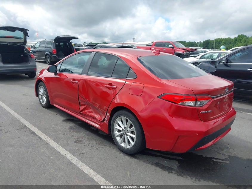2020 Toyota Corolla VIN 5YFHPRAE2LP026039 IAAI salvage auction — LEFT SIDE, Salvage (North Carolina), sold $1,050 on 2026-07-22 (photo 3)