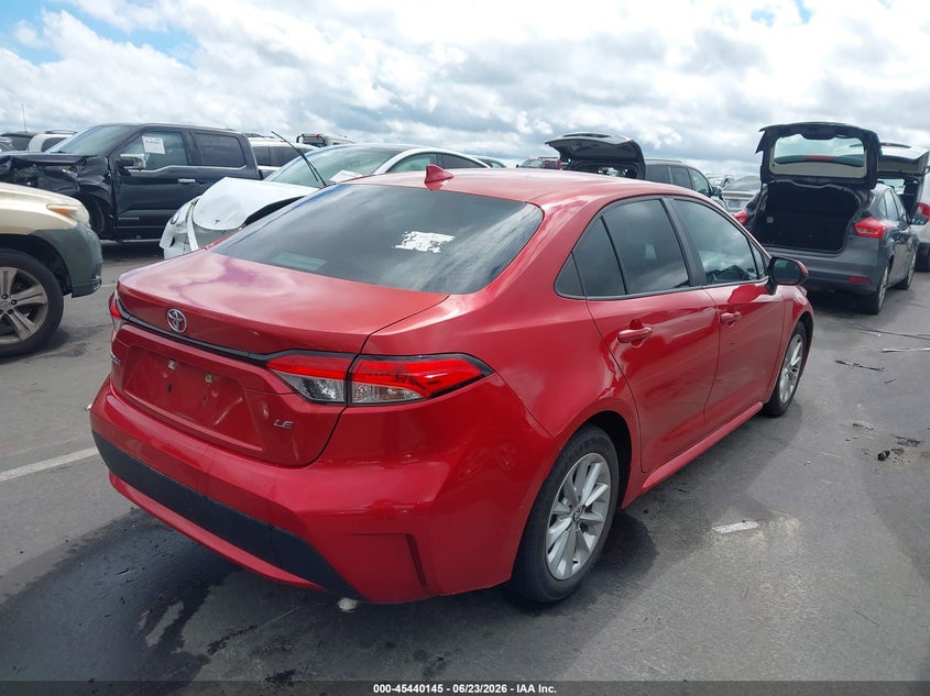 2020 Toyota Corolla VIN 5YFHPRAE2LP026039 IAAI salvage auction — LEFT SIDE, Salvage (North Carolina), sold $1,050 on 2026-07-22 (photo 4)