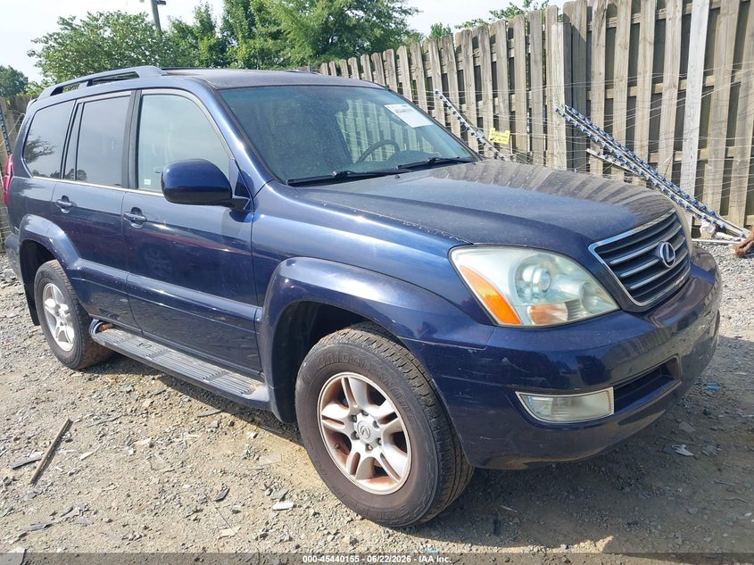 2006 Lexus Gx VIN JTJBT20X160096865 IAAI salvage auction — NORMAL WEAR, Clear (Virginia), sold $2,800 on 2026-07-13 (photo 1)