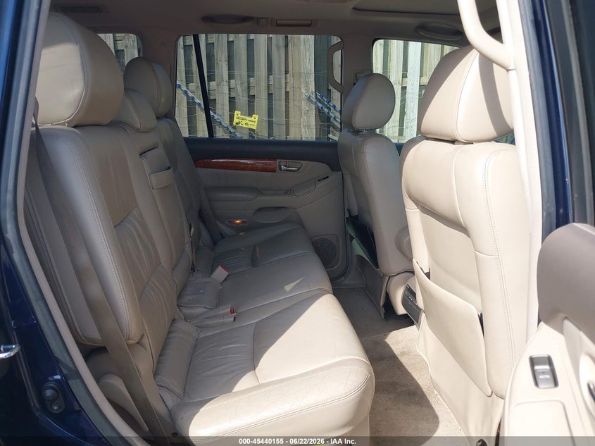 2006 Lexus Gx VIN JTJBT20X160096865 IAAI salvage auction — NORMAL WEAR, Clear (Virginia), sold $2,800 on 2026-07-13 (photo 8)