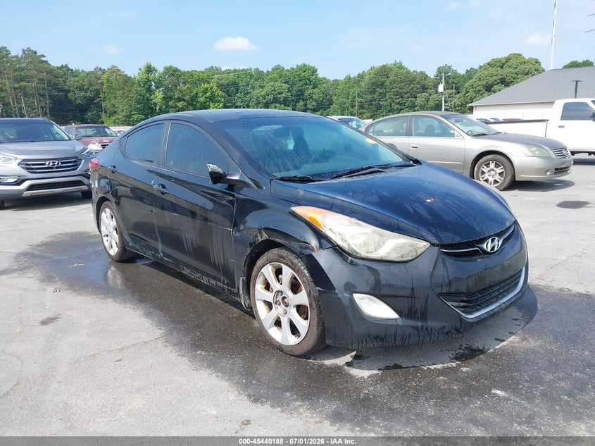 2012 Hyundai Elantra VIN KMHDH4AE1CU298661 IAAI salvage auction — NORMAL WEAR, Clear (Georgia), sold $425 on 2026-07-29 (photo 1)