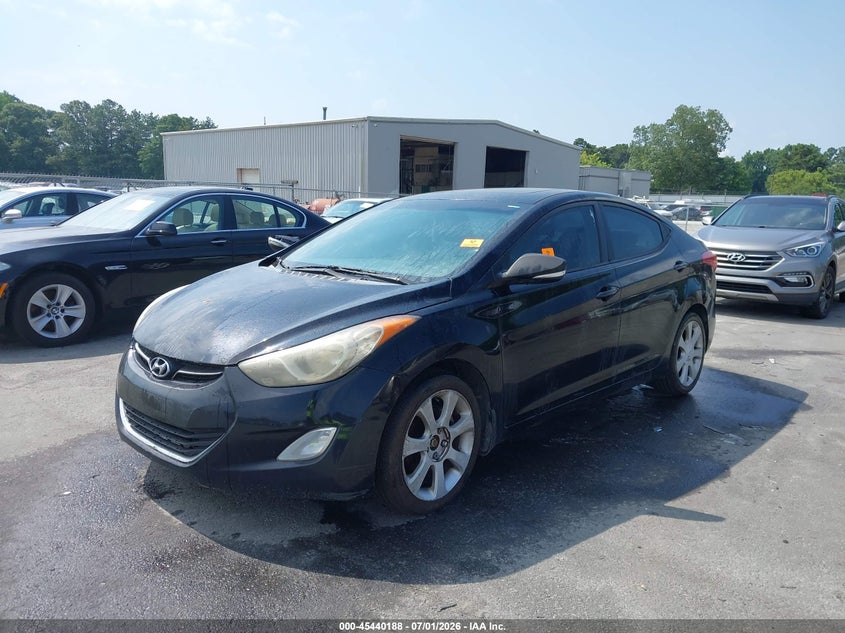 2012 Hyundai Elantra VIN KMHDH4AE1CU298661 IAAI salvage auction — NORMAL WEAR, Clear (Georgia), sold $425 on 2026-07-29 (photo 2)