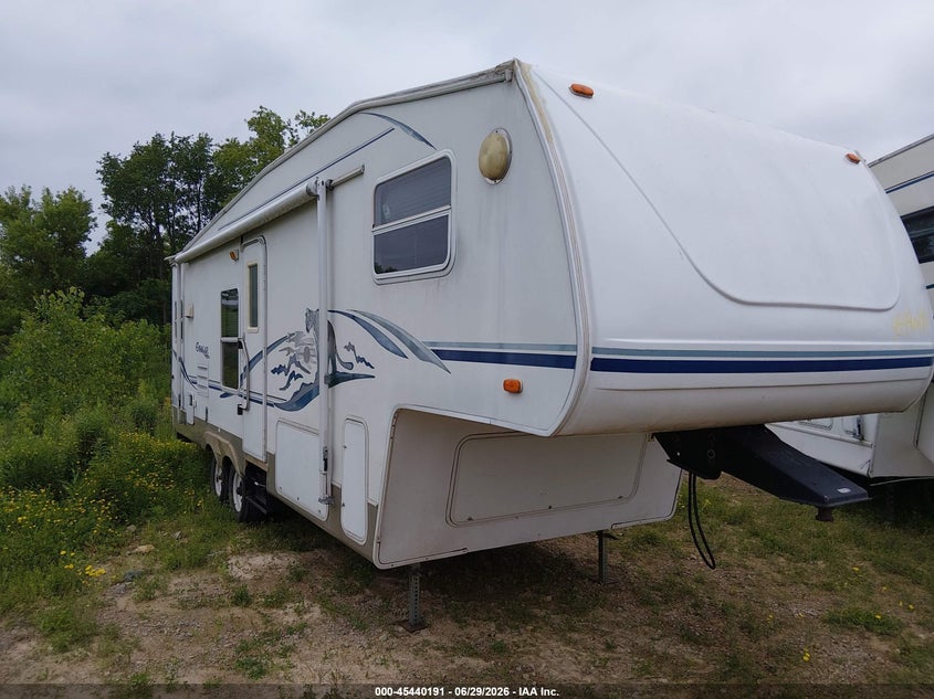 2003 Keystone Cougar VIN 4YDF2782032036876 IAAI salvage auction — ROOF, Junk Bill Of Sale Mv2459 (Wisconsin), sold $25 on 2026-07-29 (photo 1)