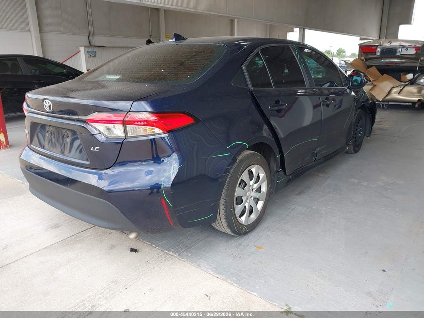 2025 Toyota Corolla VIN 5YFB4MDE3SP254658 IAAI salvage auction — RIGHT SIDE, Rebuildable (Florida), sold $6,150 on 2026-07-22 (photo 4)