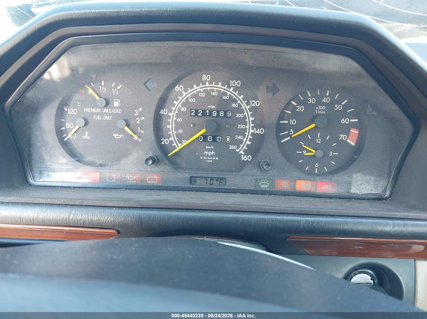 1995 Mercedes-benz E-klasse VIN WDBEA32E8SC205241 IAAI salvage auction — FRONT END, Salvage (Ohio), sold $475 on 2026-07-29 (photo 7)