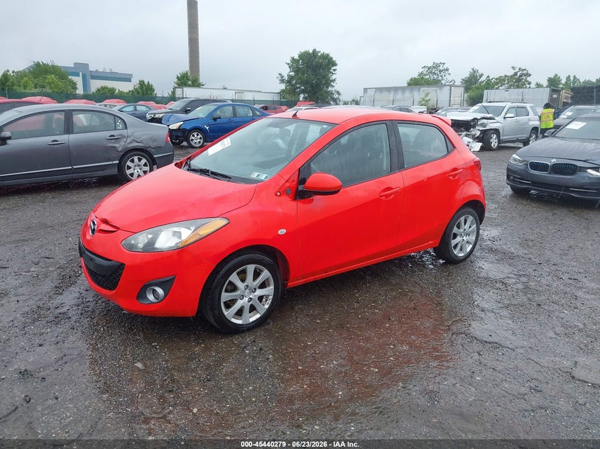 2012 Mazda 2 VIN JM1DE1LZ0C0134191 IAAI salvage auction — FRONT END, Salvage (Pennsylvania), sold $1,125 on 2026-07-10 (photo 2)